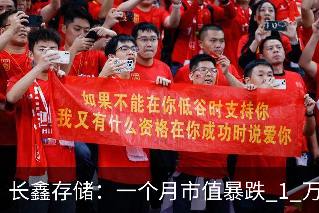长鑫存储：一个月市值暴跌 1 万亿